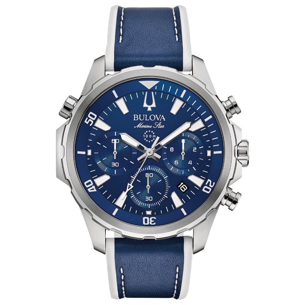 Bulova Marine Blue Men's Watch! New